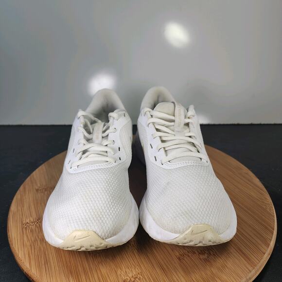 Women's Nike Revolution 5 Sz 9.5 010861 White Mesh Running Walking Sneakers - Picture 4 of 12